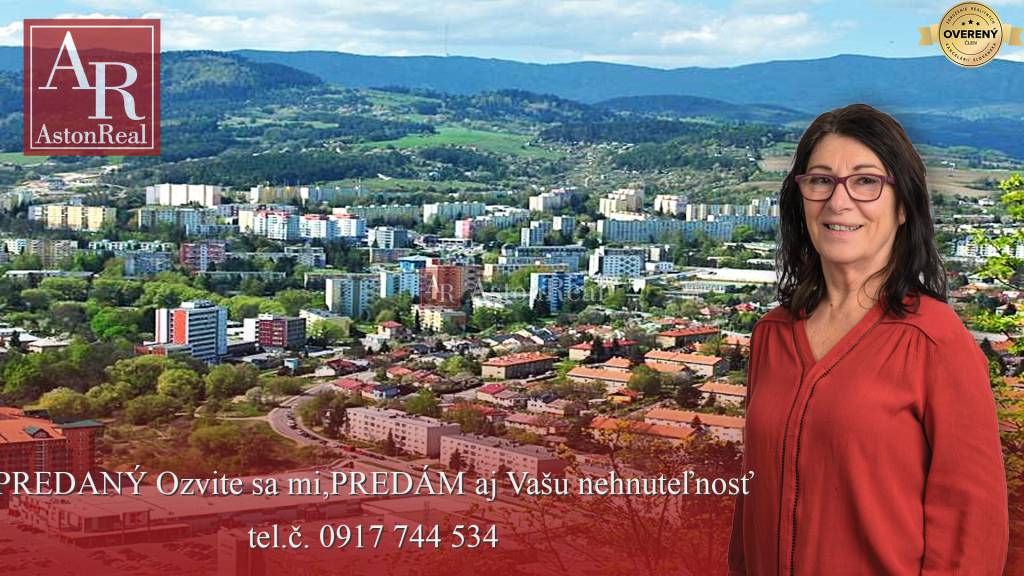 REZERVOVANÝ 3izbový byt s balkónom, 66m2, Banská Bystrica - Fončorda, 