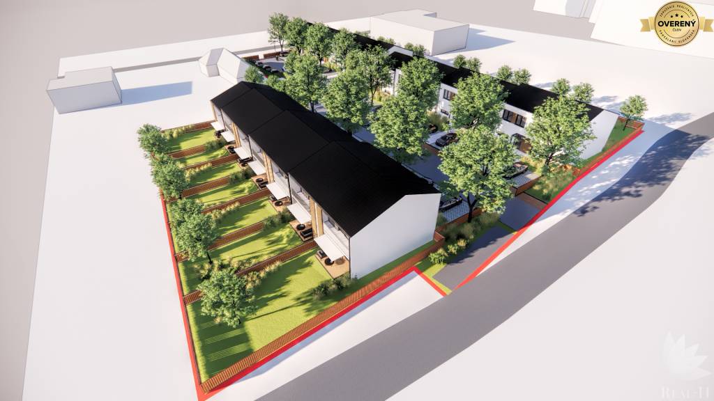 EXKLUZÍVNY  POZEMOK SO STAVEBNÝM POVOLENÍM NA 21 DOMOV 