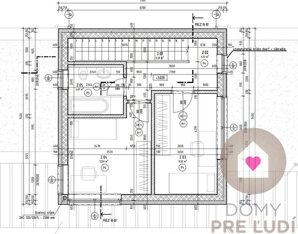 5 izbový rodinný dom s 2 KÚPEĽŇAMI, ÚP 143 m2, POZEMOK 636 m2