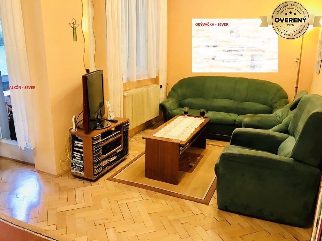 3-izbový BYT  93m2 s loggiou TURČEK okres Turč.Teplice