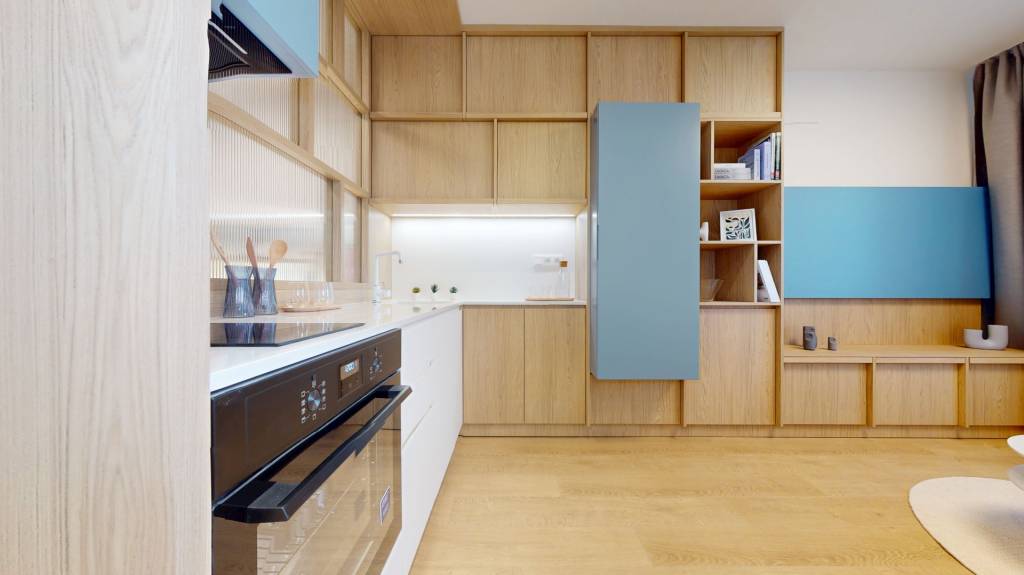 Štýlový 1-izbový byt 40 m2 + 5 m2 balkón - Nová Dukelská – kompletne d