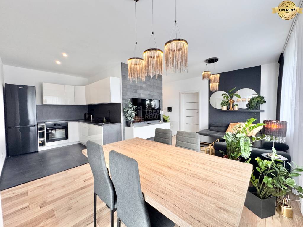 Na predaj moderný 3izbový byt 63 m2 v Kunerade s balkónom a parkovaním