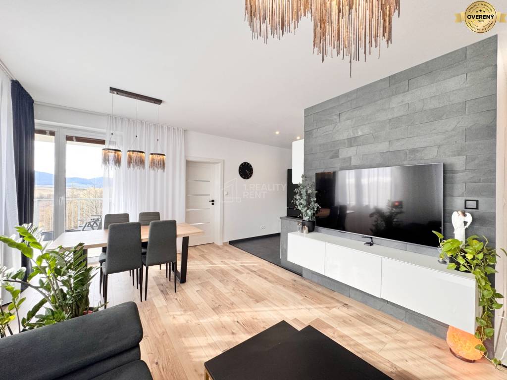 Na predaj moderný 3izbový byt 63 m2 v Kunerade s balkónom a parkovaním