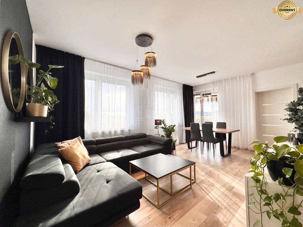 Na predaj moderný 3izbový byt 63 m2 v Kunerade s balkónom a parkovaním