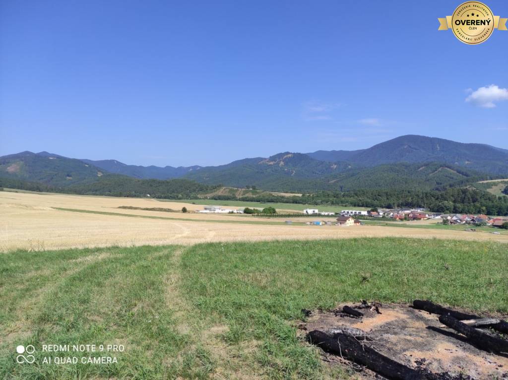 VALČA pozemok s výmerou 5800 m2, okr. Martin