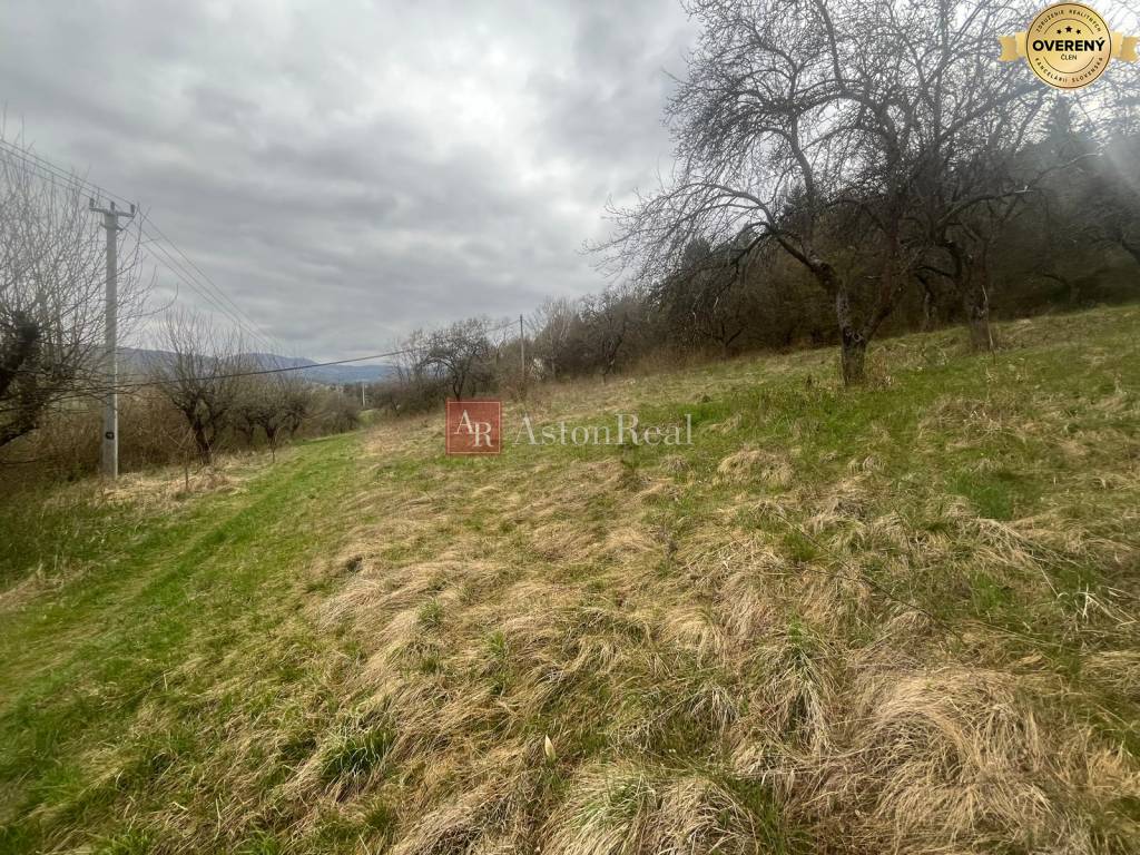 Záhrada: rozloha: 4236 m2, Brusno - krásny výhľad  