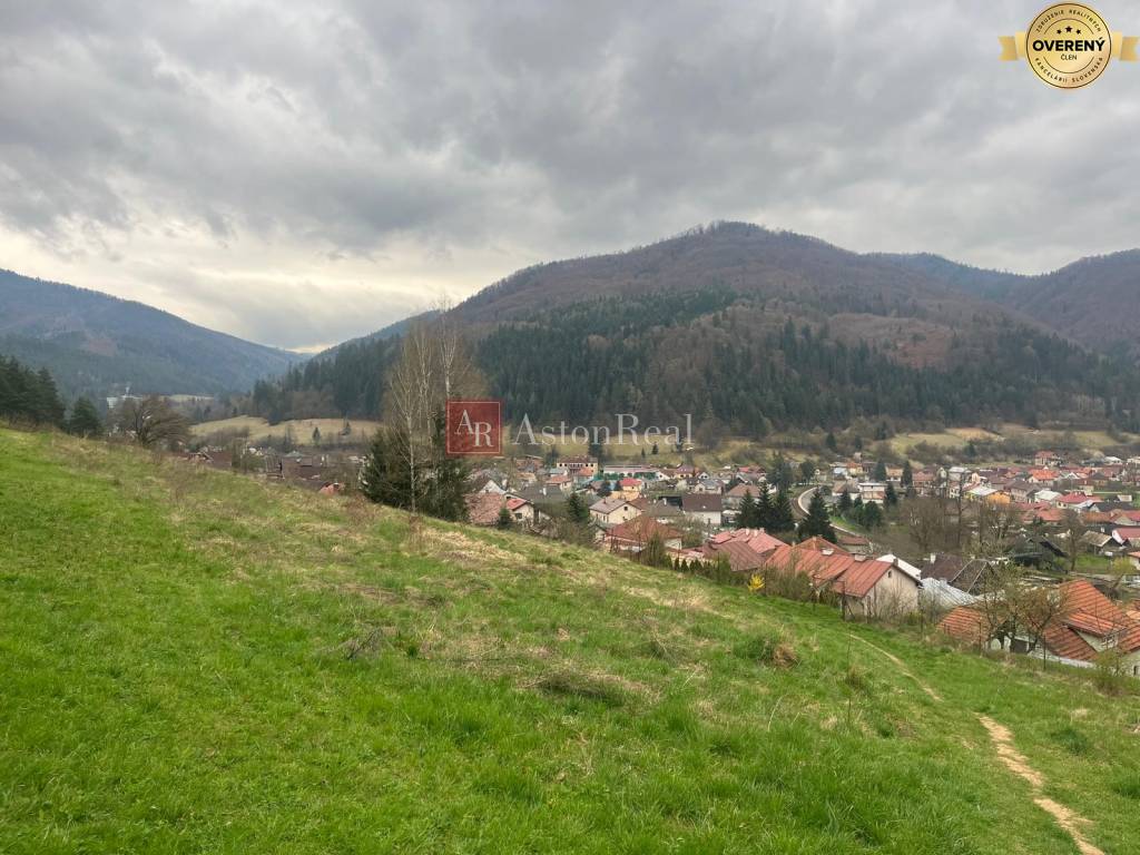 Záhrada: rozloha: 4236 m2, Brusno - krásny výhľad  