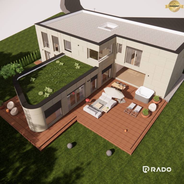 RADO | 6 izb. Vila | pozemok 1358 m2 |  Rusovce 