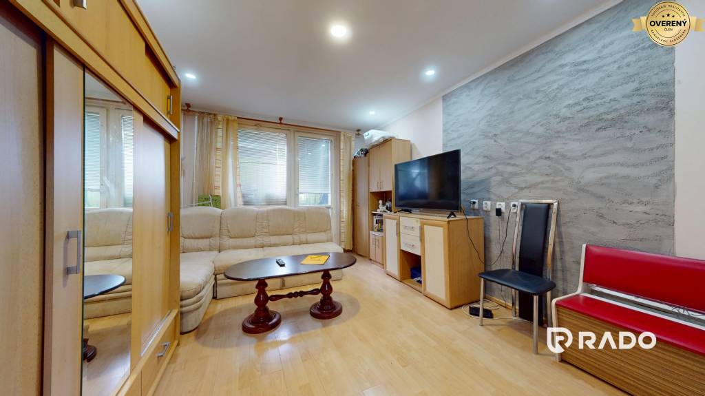 RADO | Garsónka 24m2 + loggia 4m2 | Rybničná - Vajnory