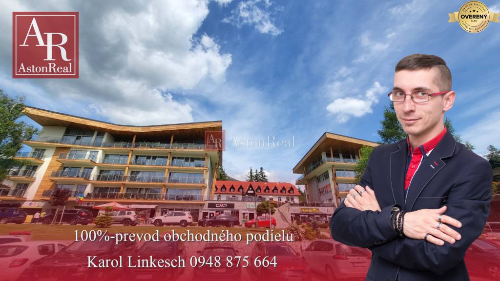 Rekreačný apartmán - Vysoké Tatry- Hrebienok Resort I. - 92,48 m2
