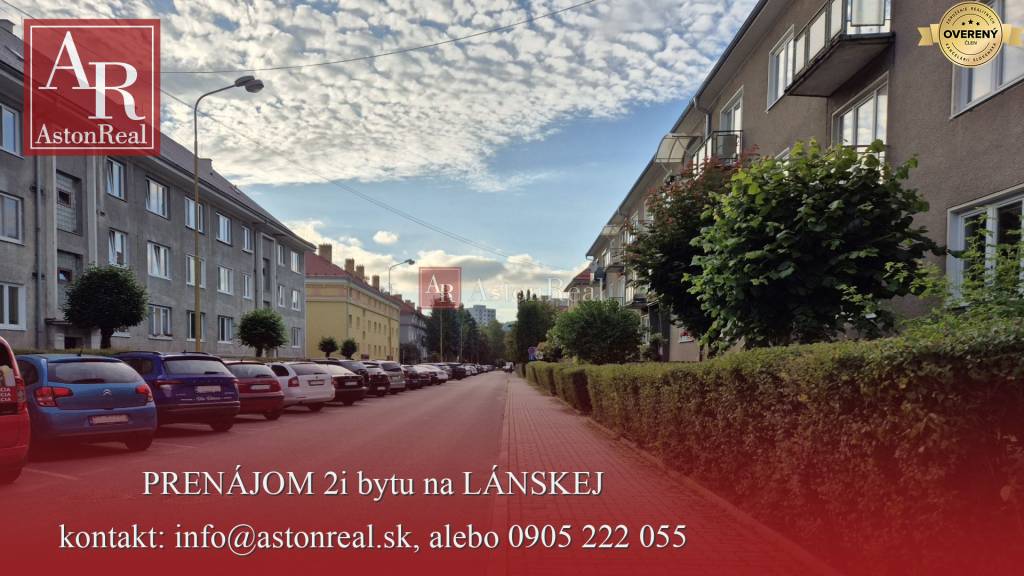 na PRENÁJOM - 2i byt 57m2 - Lánska - komplet zariadený