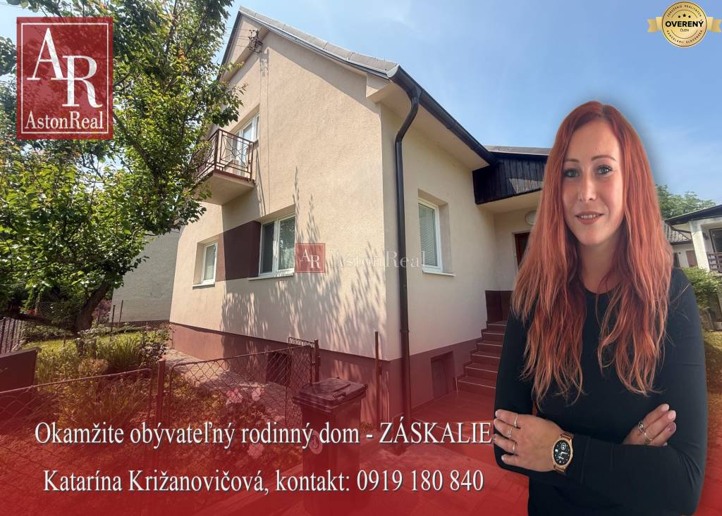 Rodinný dom so samostatne stojacou garážou a útulnou záhradou-Záskalie