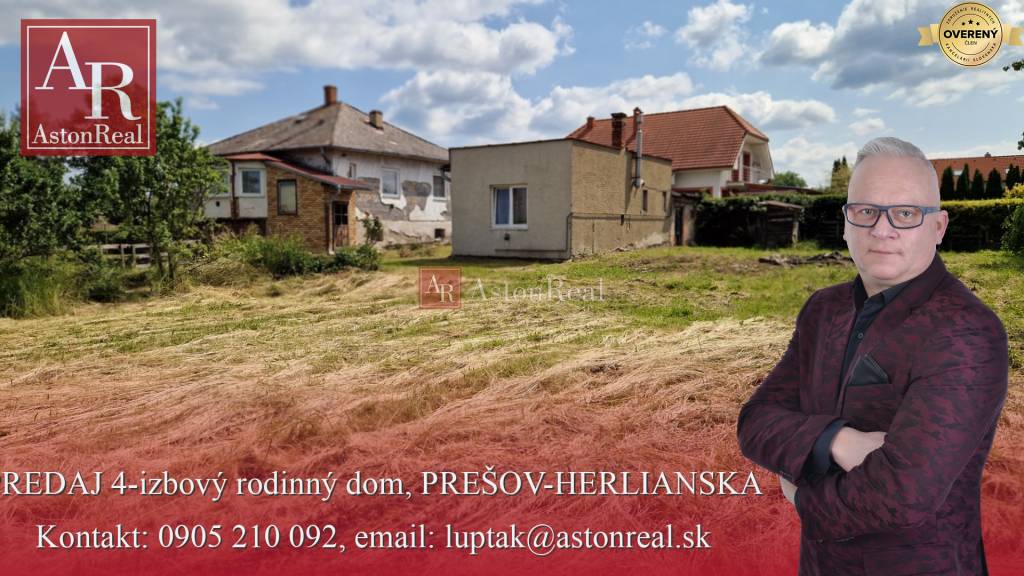 AstonReal:  predaj  4-izbový rodinný dom, Prešov - Nižná Šebastová