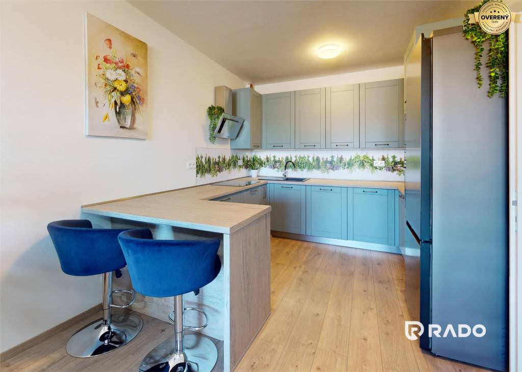 RADO | 2-izbový byt 52,03 m2, garáž 25,66 m2, lodžia 6,18 m2, Trenčín