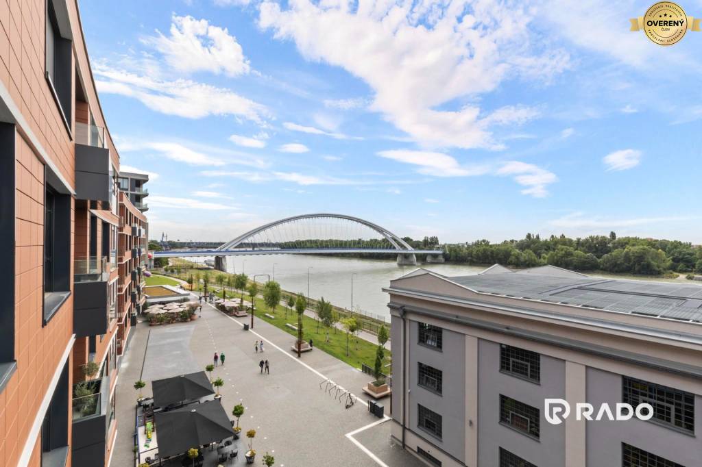 RADO | slnečný 3-i byt s výhľadom na Dunaj  | Eurovea Riverside