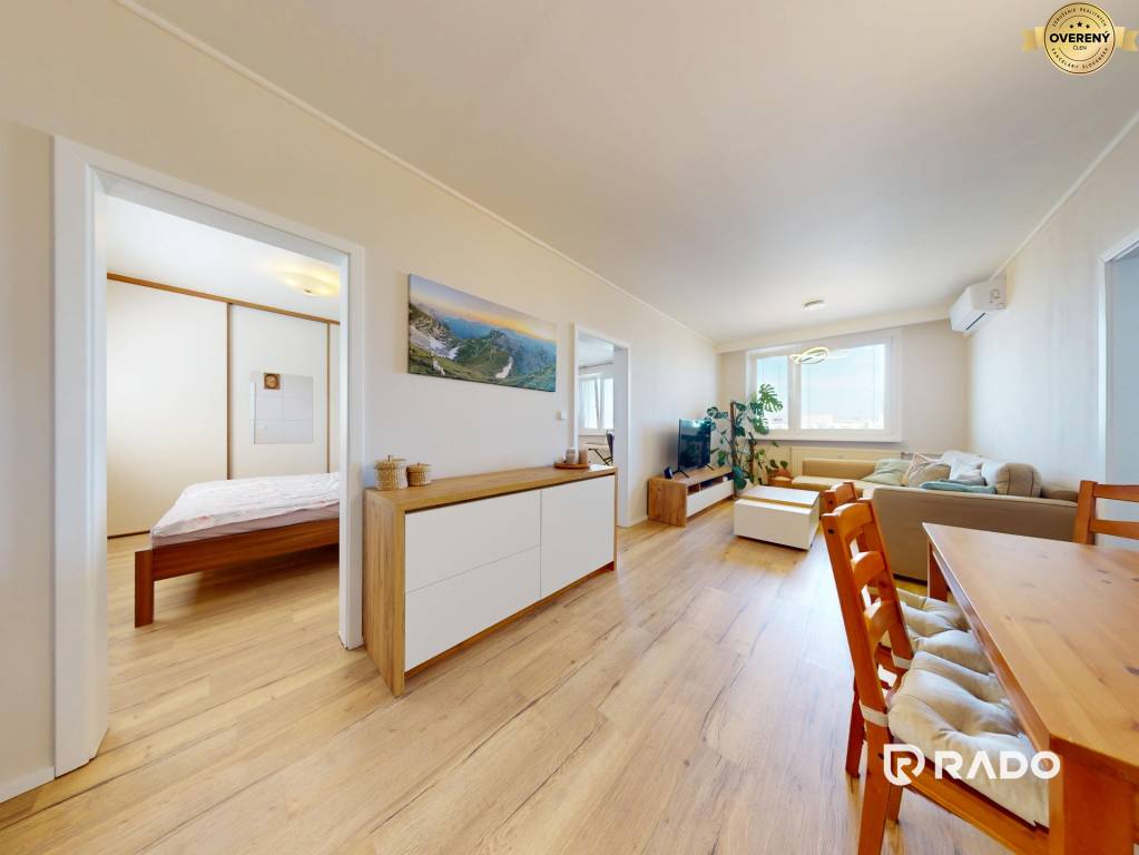 RADO | klimatizovaný 3i byt 69 m² | Petržalka | atraktívna lokalita
