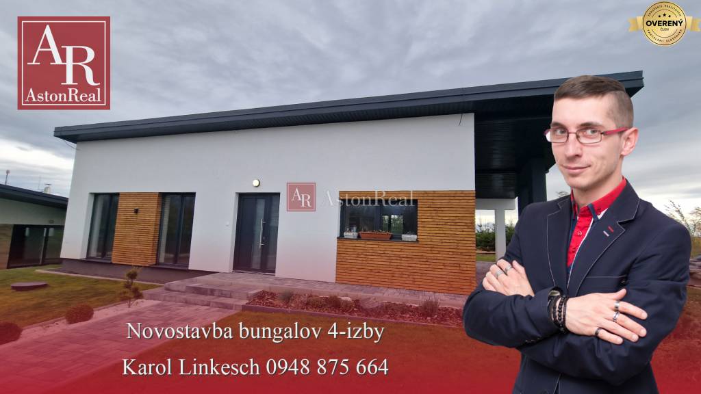 Novostavba RD - bungalov 4 izby - Poprad - Veľký Slavkov, 125 m2