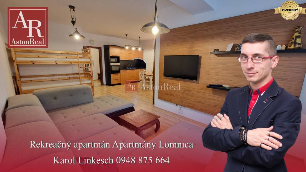 Rekreačný apartmán Vys.Tatry-Veľká Lomnica 57 m2-APARTMÁNY LOMNICA
