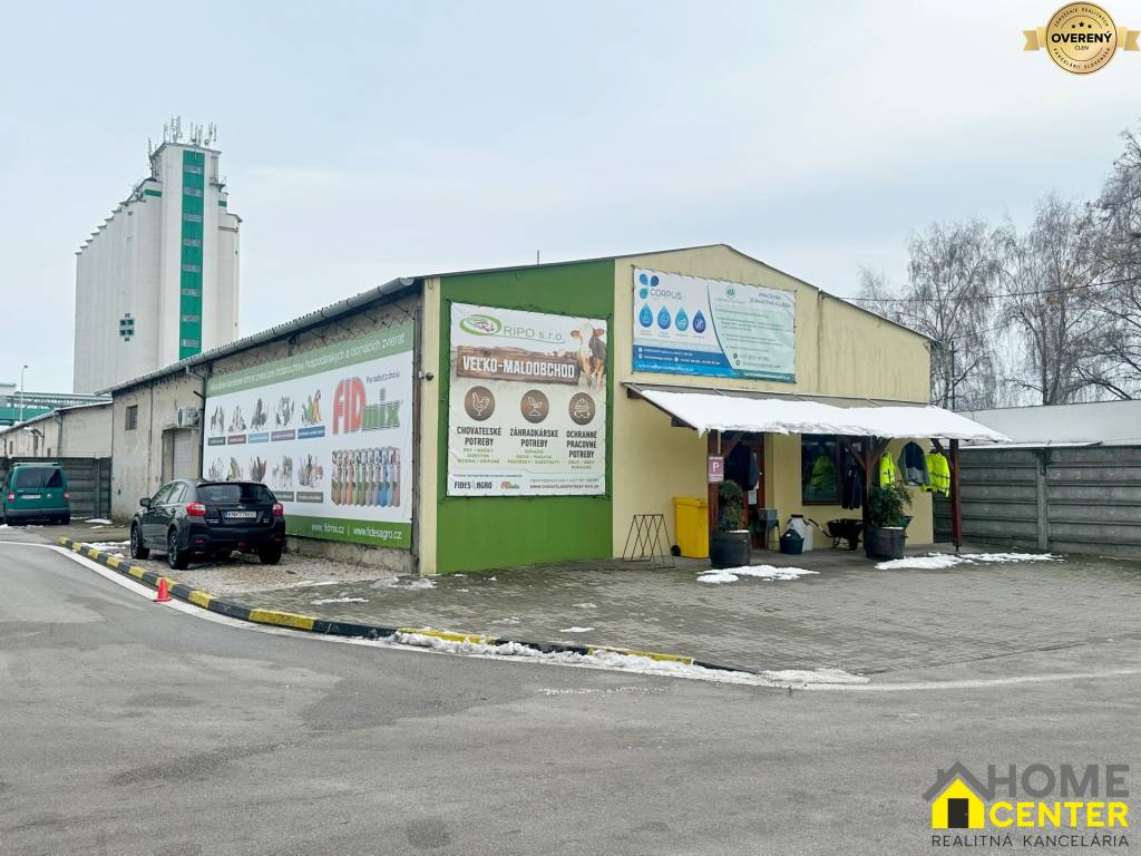 NA PREDAJ OBCHODNÝ A SKLADOVÝ PRIESTOR PRI HLAVNEJ CESTE, HURBANOVO