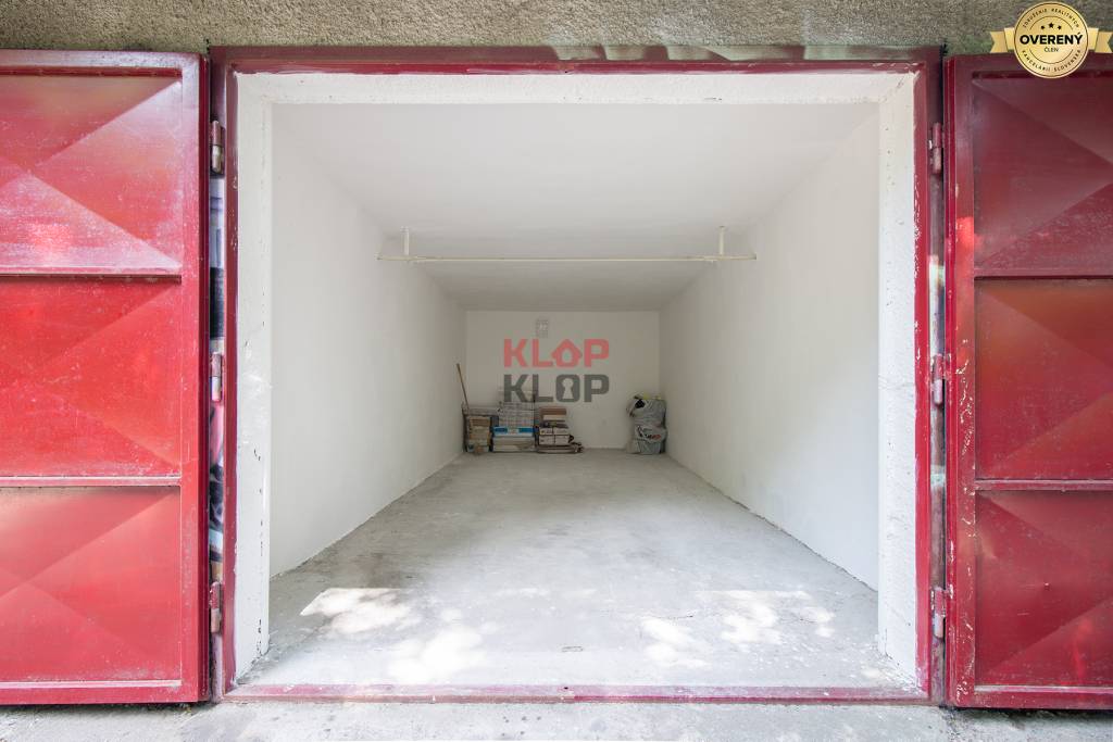 Pozrite si 17m², ZREKONŠTRUOVANÚ garáž, pri nemocnici Kramáre