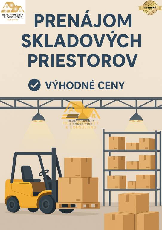 Prenajmem skladové priestory v Nových Zámkoch