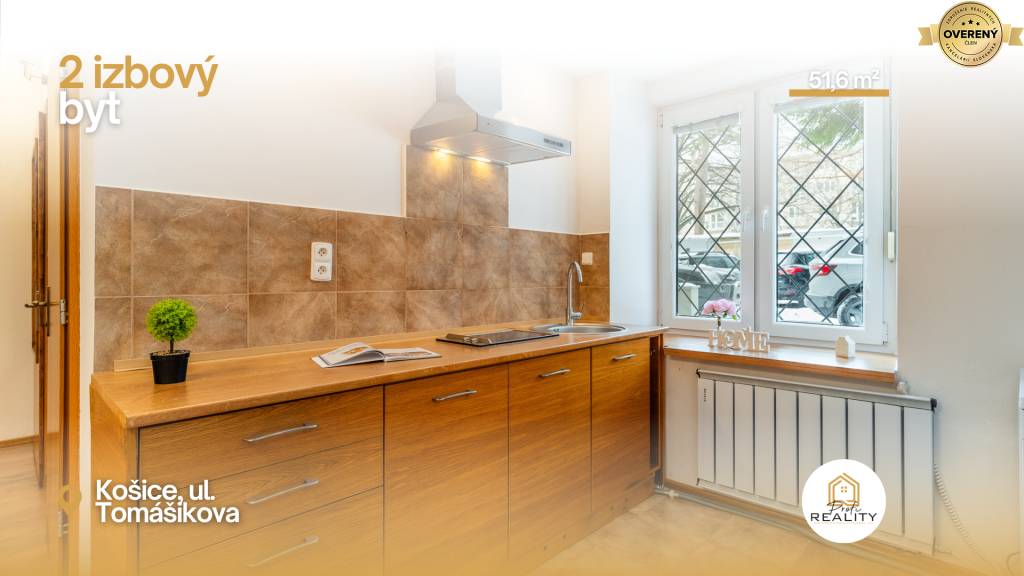 PREDAJ | Priestranný 2-izbový byt – Košice, Tomášikova ul.
