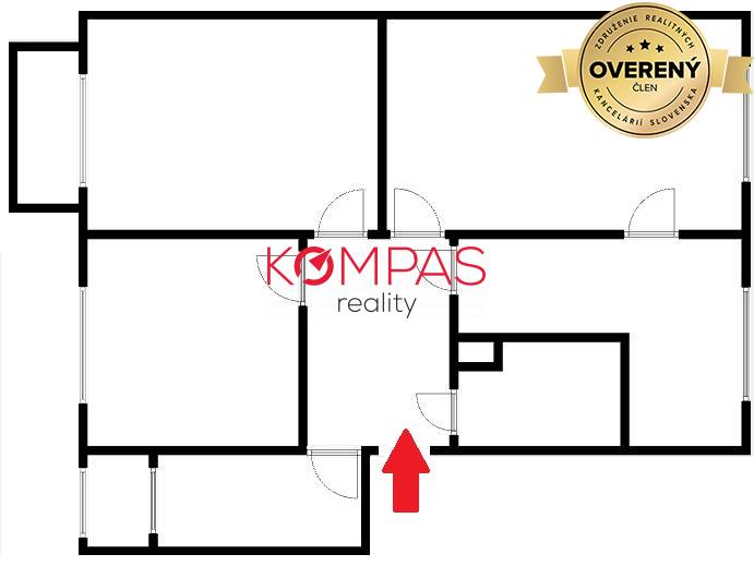 VEĽKÝ 3,5-IZB. BYT S BALKÓM AJ LODŽIOU S VÝHĽADOM NA ZELEŇ ČAKÁ NA VÁS