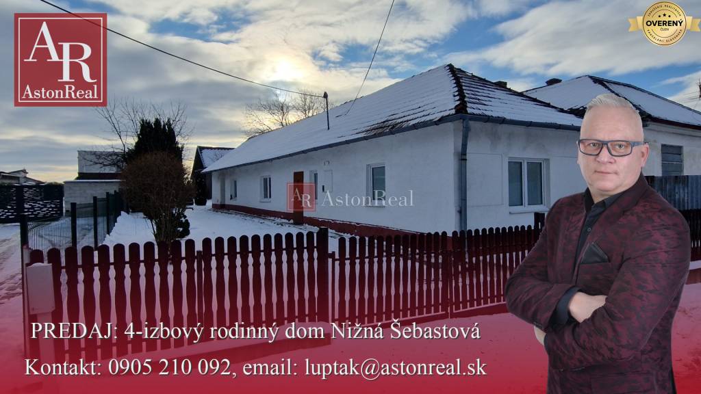 AstonReal: predaj 4-izbový rodinný dom, Prešov - Nižná Šebastová