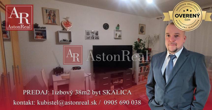 Predaj: 1 izbový byt - 38m2, L. Svobodu, SKALICA 