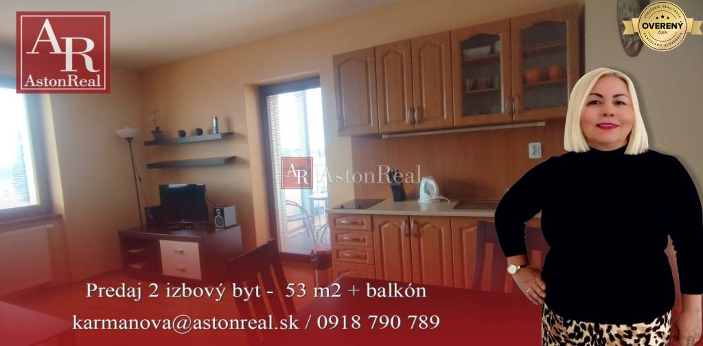 Rezervované !Dvojizbový byt 53 m2 + balkón v Liptovskom Mikuláši