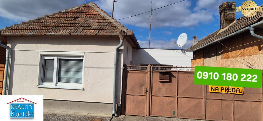 Na predaj 3 izbový dom v Andovciach + pozemok 830m2