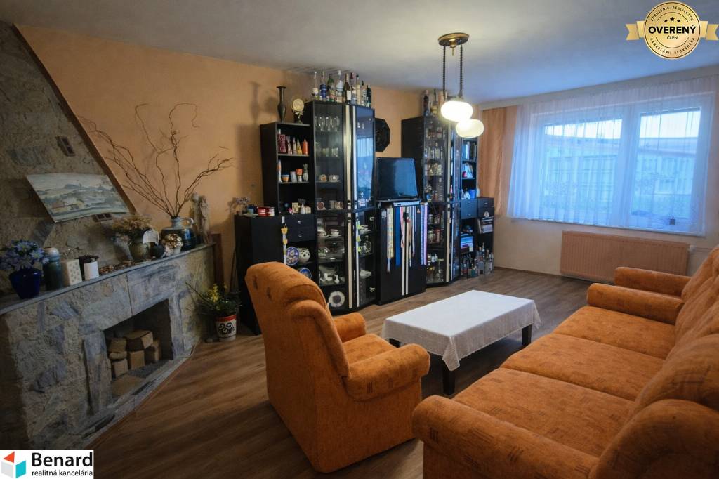 PRIESTRANNÝ 3 IZBOVÝ BYT, KUMBÁL, PÔVODNÝ STAV, 80m2;