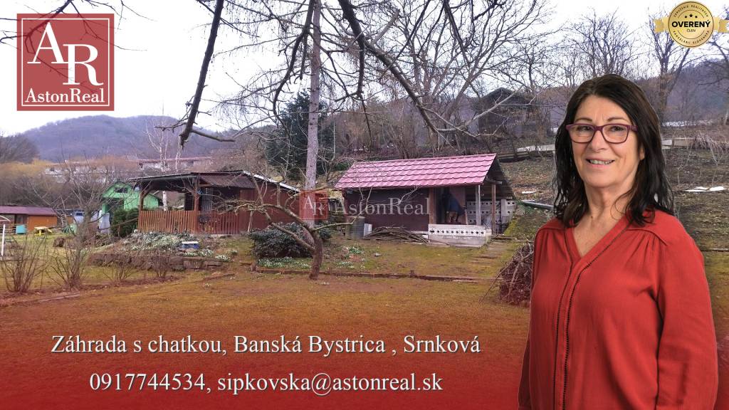 PREDANÉ Záhrada s chatkou, 377m2,  Banská Bystrica, Uhlisko 