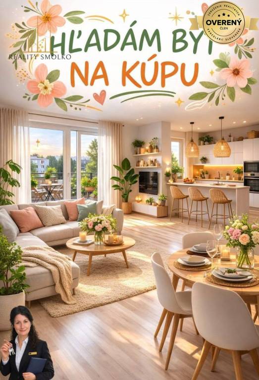 HĽADÁME 1- a 2-IZBOVÝ BYT NA KÚPU v PREŠOVE