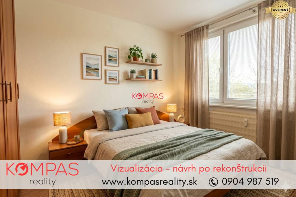 PRÍJEMNÝ 3-IZB.BYT PO KOMPLETNEJ REKONŠTRUKCII S VÝBORNOU DISPOZÍCIOU