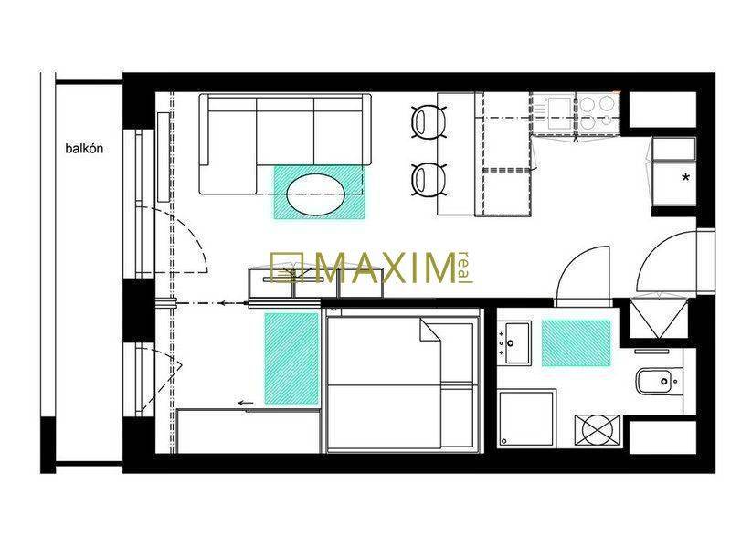 Ponúkame na predaj 2-izbový byt na ulici Zuzany Chalupovej