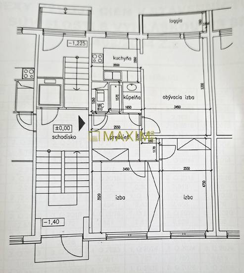 Kompletne zrekonštruovaný 3 izbový byt na ul. Bieloruská v Bratislave