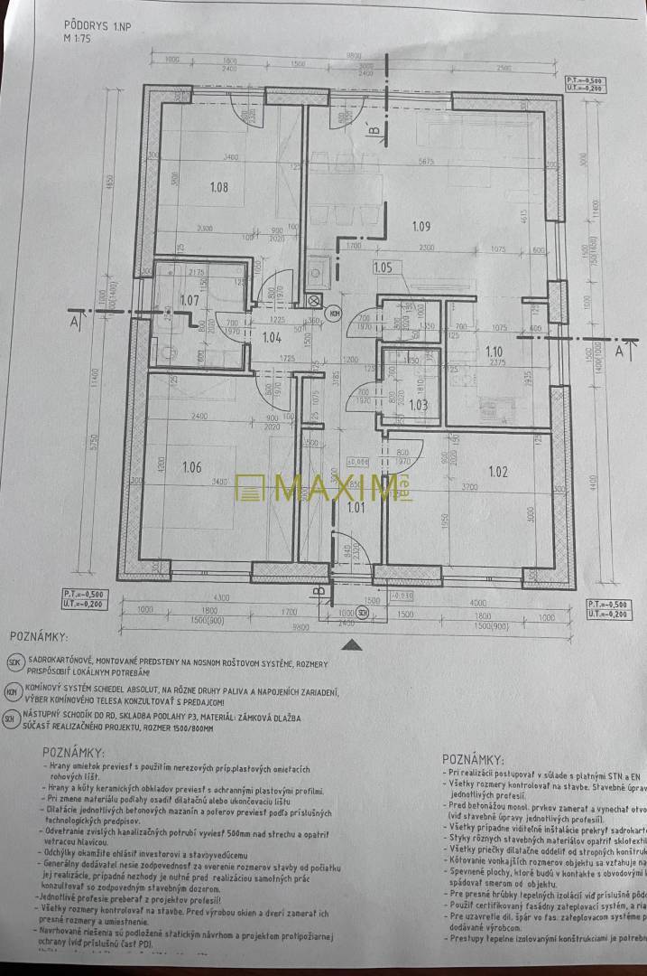 REZERVOVANE!Novostavba 4-izbového RD s terasou, 391 m² pozemok