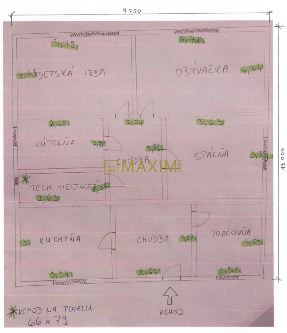 REZERVOVANE! Studienka, 4-izbový rodinný dom s VEĽKÝM pozemkom