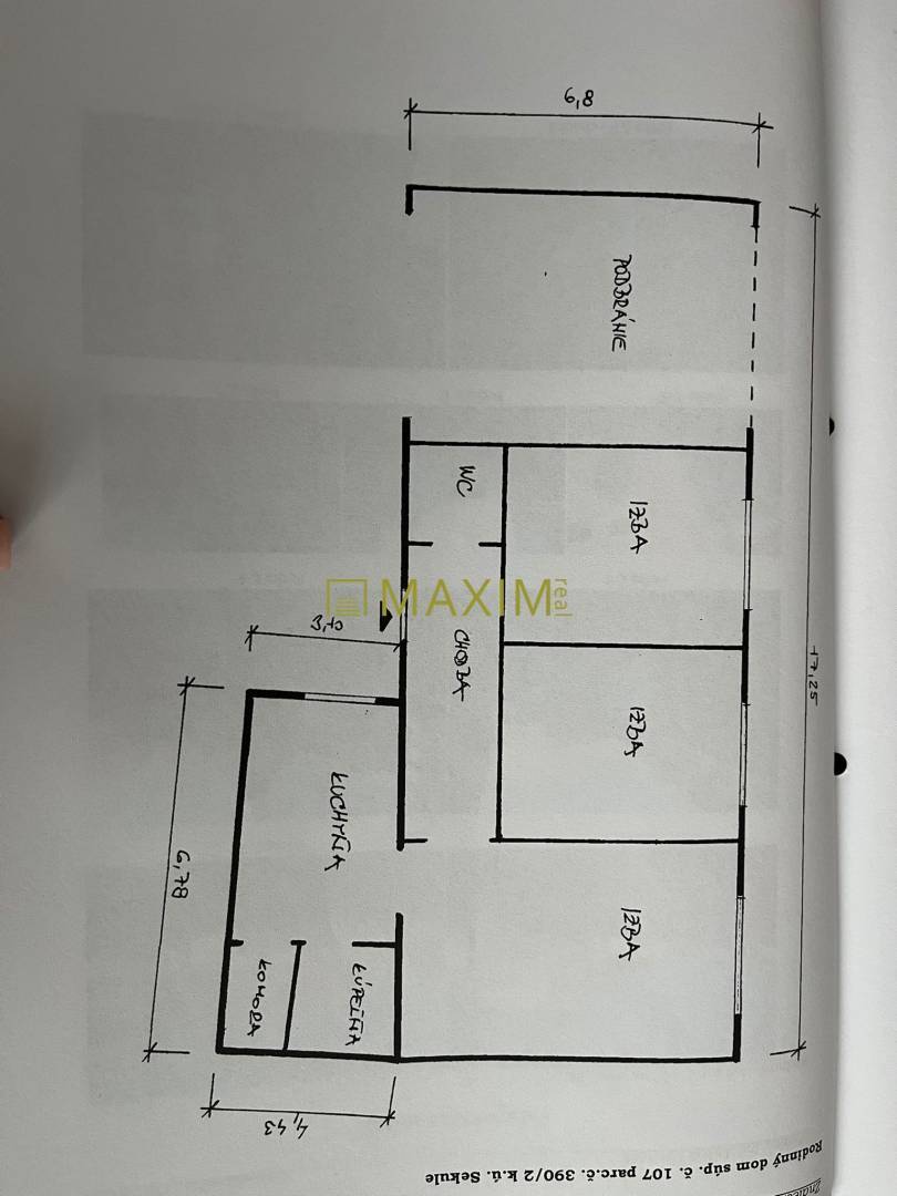 Samostatne stojaci zrekonštruovaný rodinný dom s výbornou dispozíciou