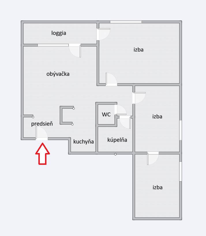 4-izbový byt, Bratislava/Nové Mesto, ulica Nová Rožňavská