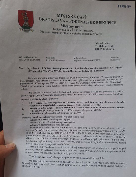 Pozemok na priemyselné využitie na Závodnej ulici