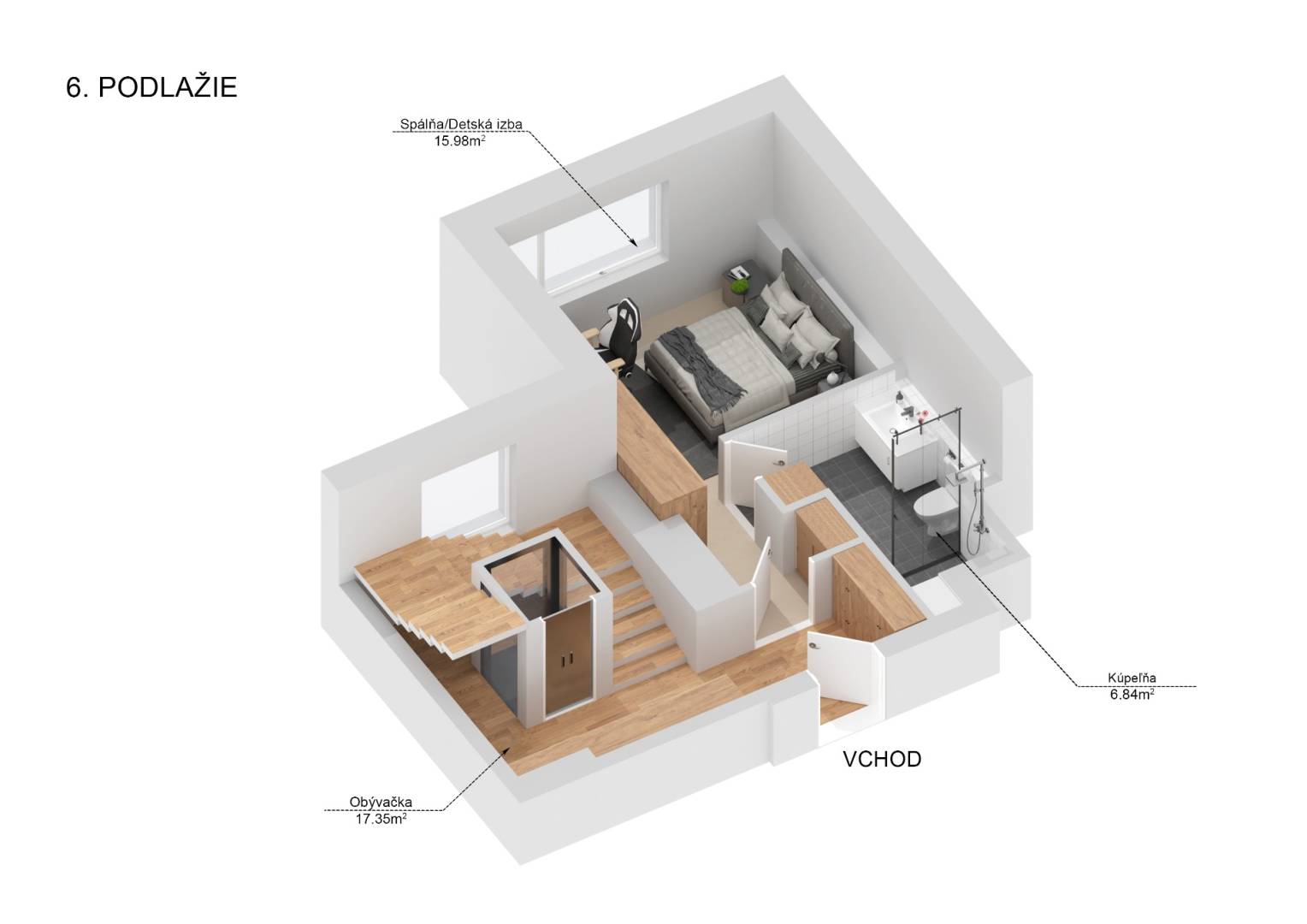 TOP Mezonet (holobyt) s terasou na ulici Páričkova v Bratislave – Nivy