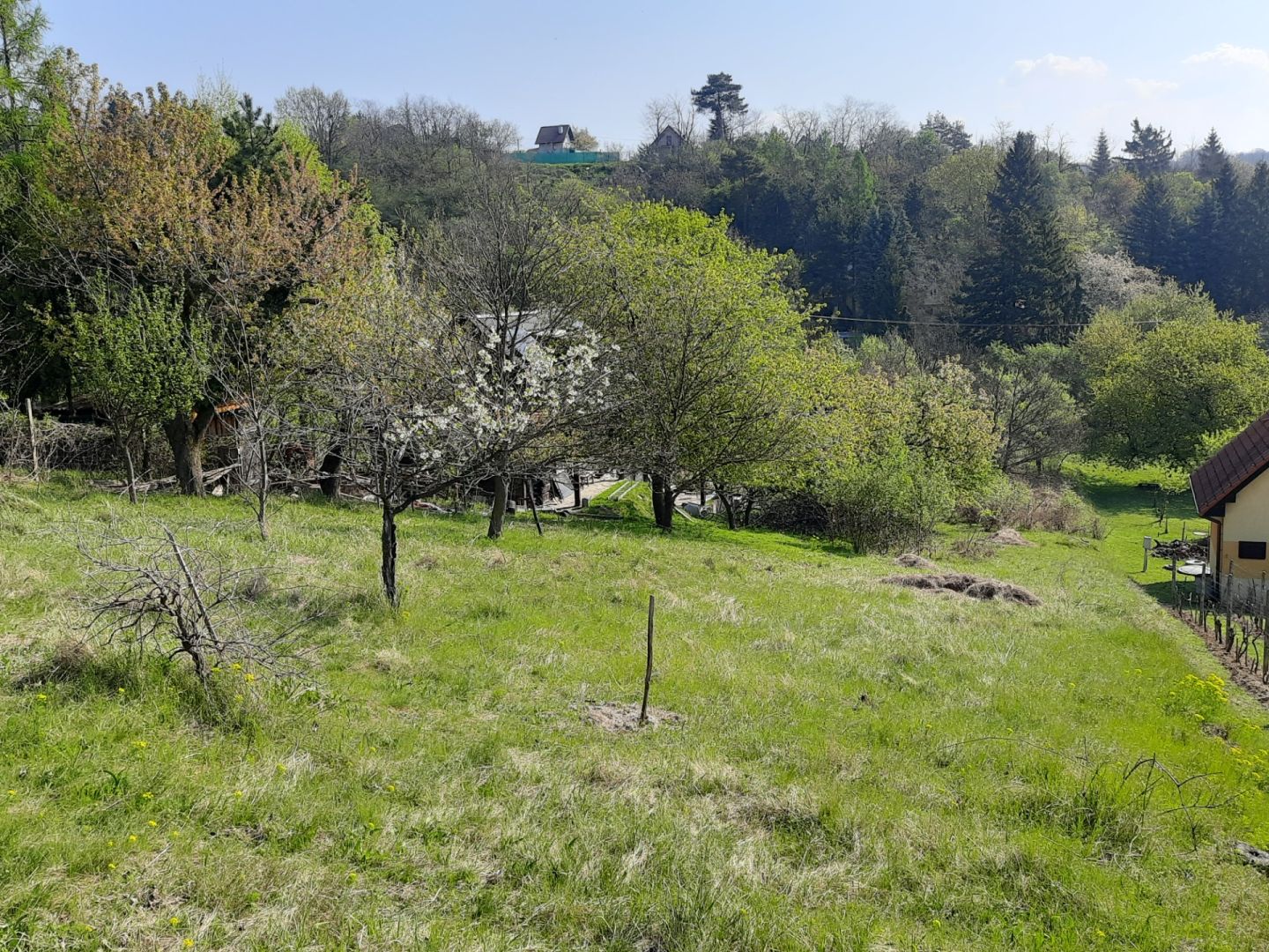 Rekreačný pozemok s chatkou a panoram. výhľadom – Stupava, Vrchná hora