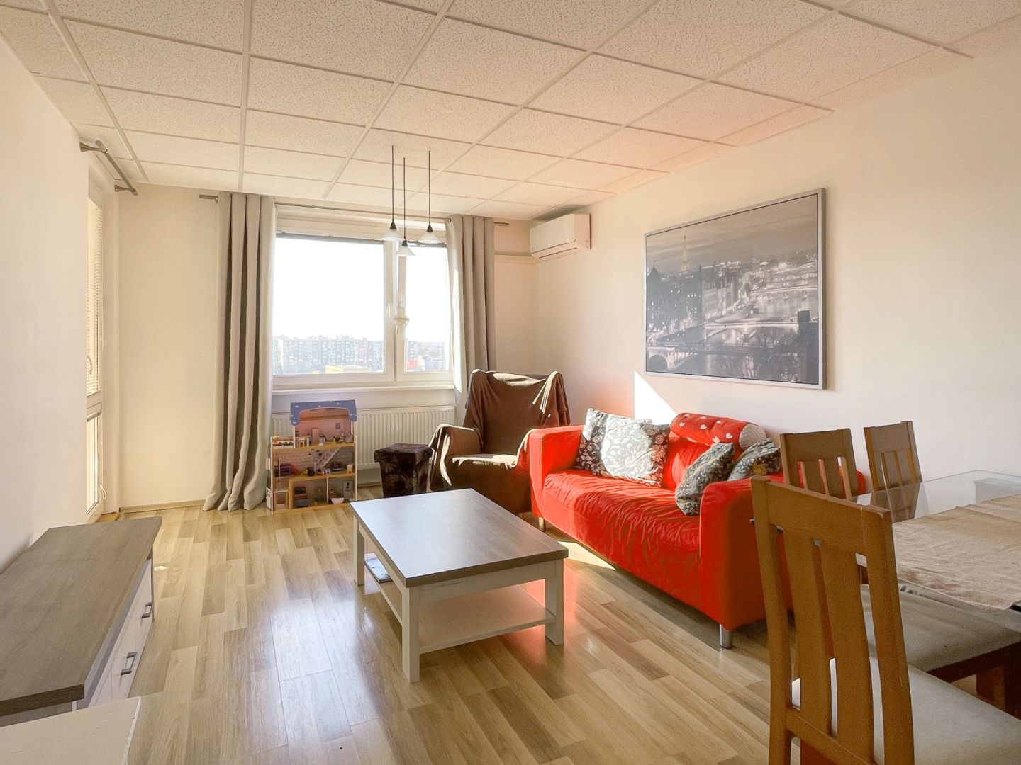 Veľký 3-izbový byt 73,23 m², Veterná ulica, Trnava