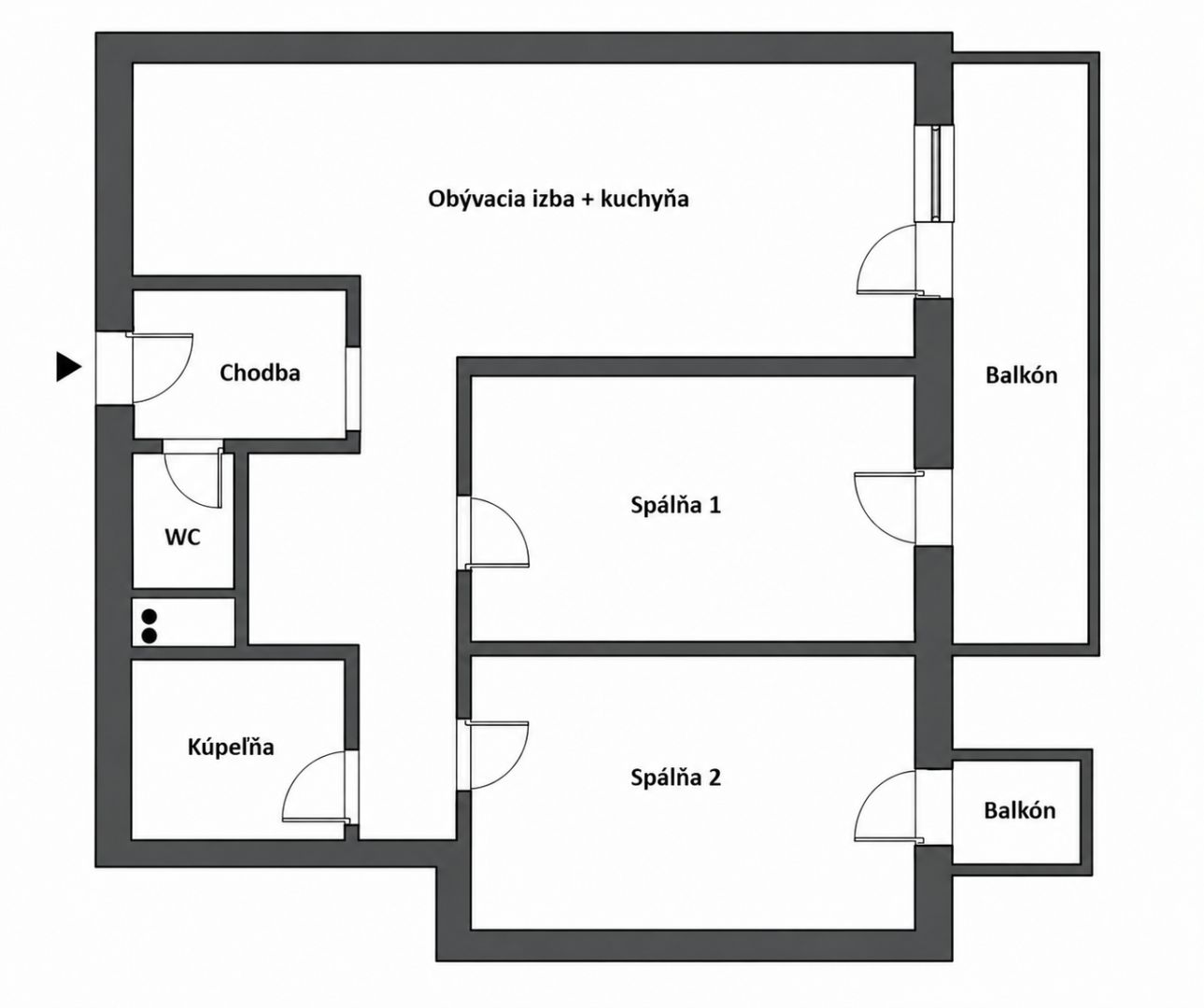 PREDAJ – krásny 3- izbový byt s 2 balkónmi na Bratislavskej ulici