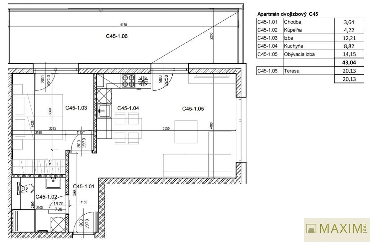 PREDAJ – 2- izbový byt na Cementárenskej ulici