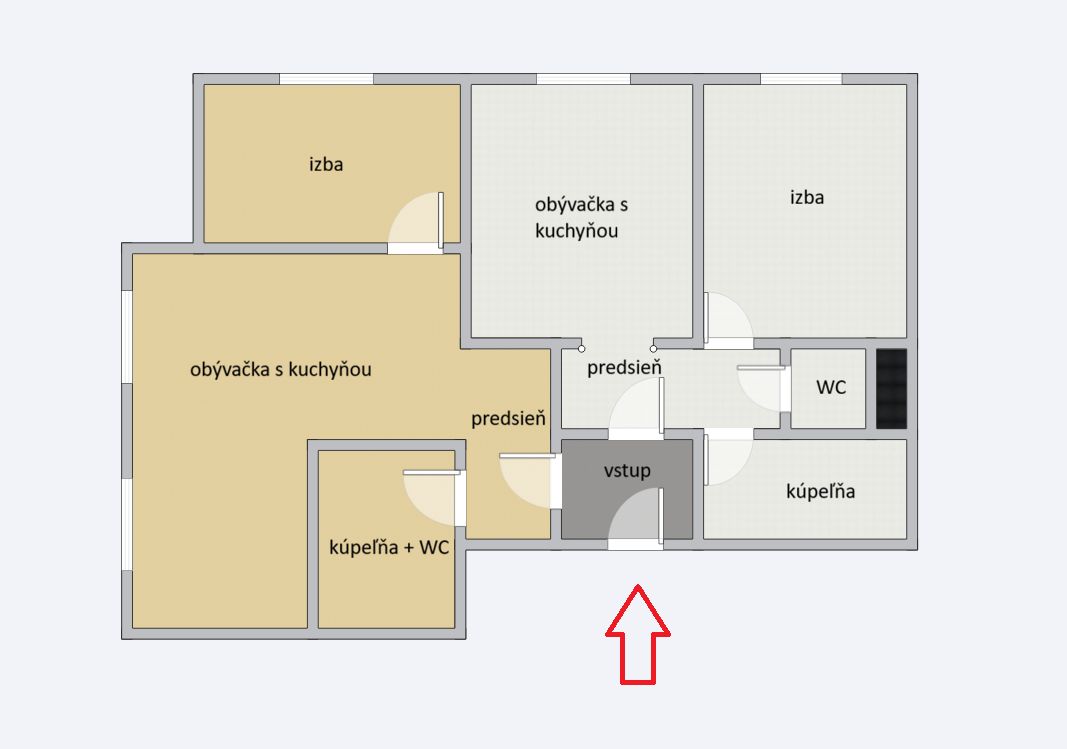 NOVÁ CENA – 4 izbový / 2 samostatné byt. jednotky, Wolkrova
