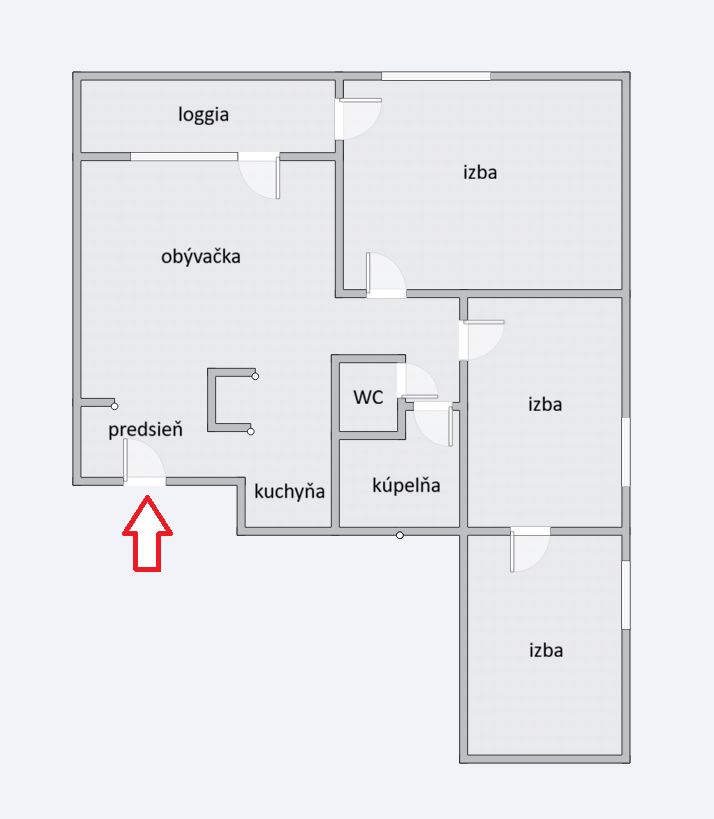 4-izbový byt, Bratislava/Nové Mesto, ulica Nová Rožňavská