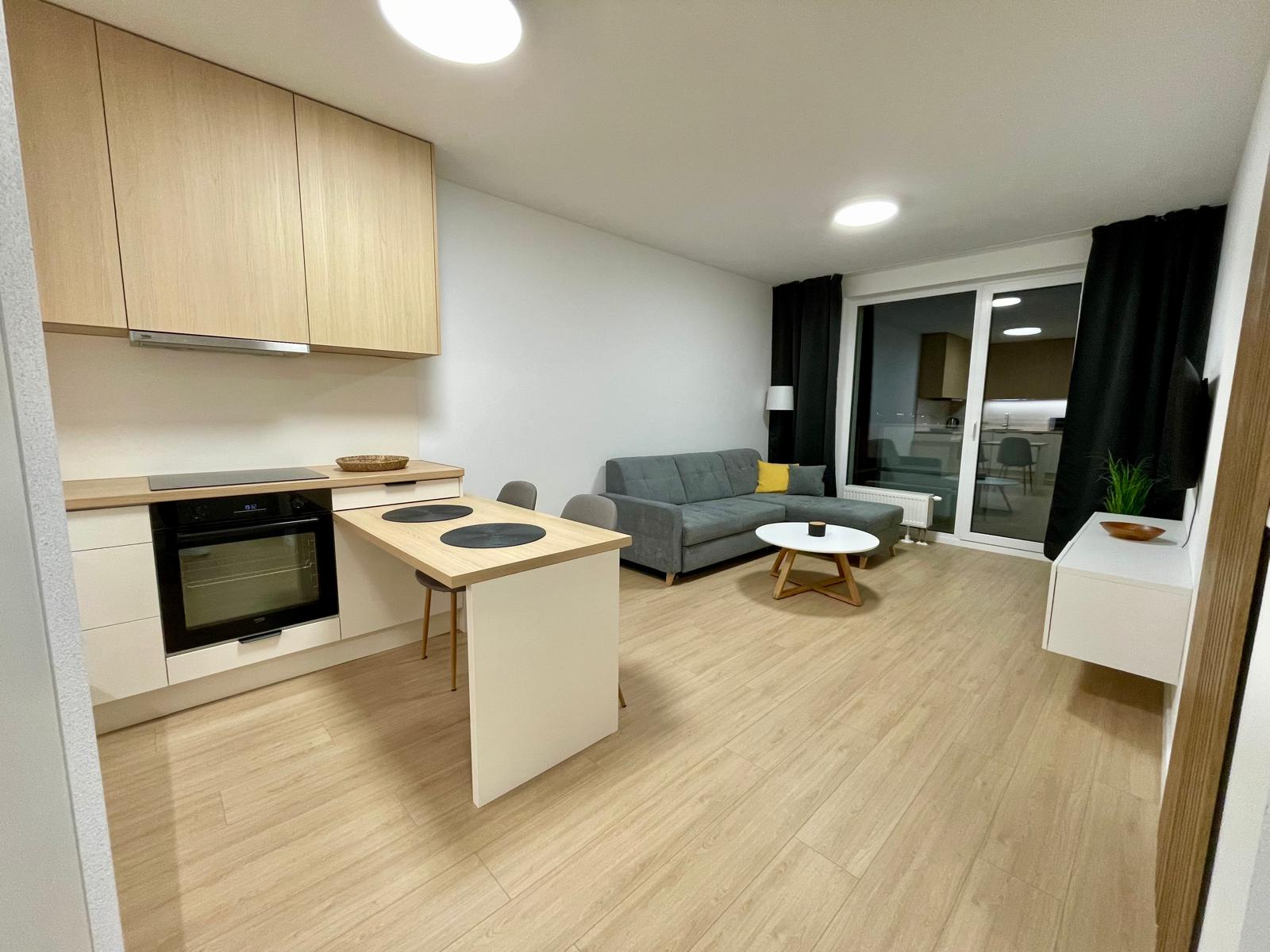 PRENÁJOM – 2-izbový moderný byt v novostavbe, Zelené Dvory- Klokočina